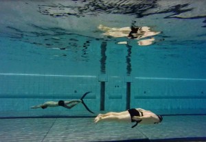 Apnoe Training im Pool